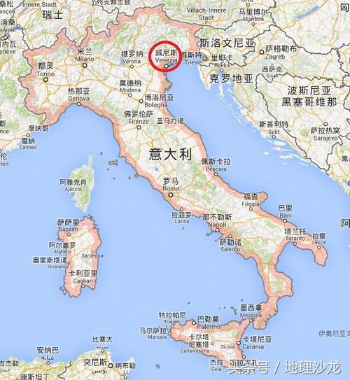 意大利威尼斯Gondola（意大利威尼斯地图）